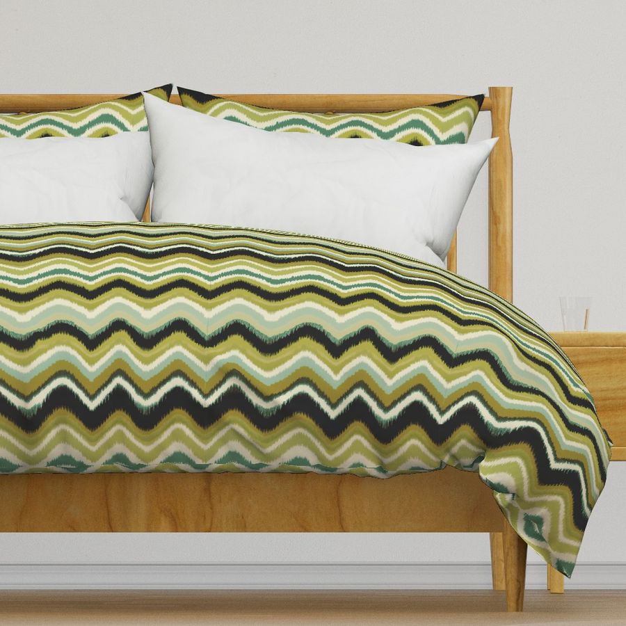Atlanta Fabrics From Afar Green Fabric | Atlanta Fabrics