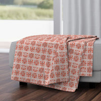 Atlanta Fabrics Square Peg Red Fabric | Atlanta Fabrics