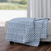Atlanta Fabrics Sideswiped Sapphire Fabric | Atlanta Fabrics