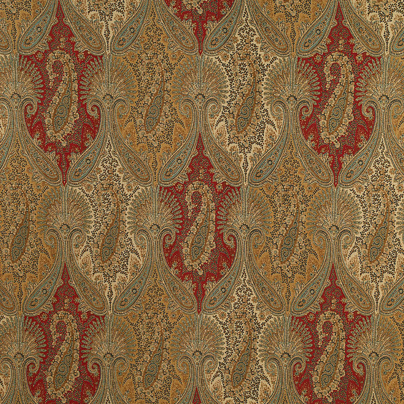 Schumacher SARAWAK PAISLEY TAPESTRY Fabric | Atlanta Fabrics
