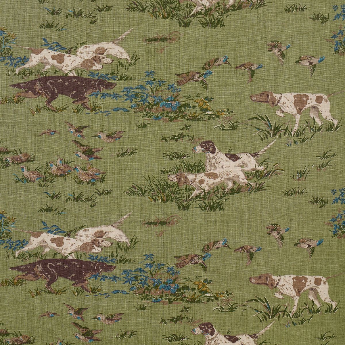 Schumacher POINTERS MEADOW Fabric | Atlanta Fabrics