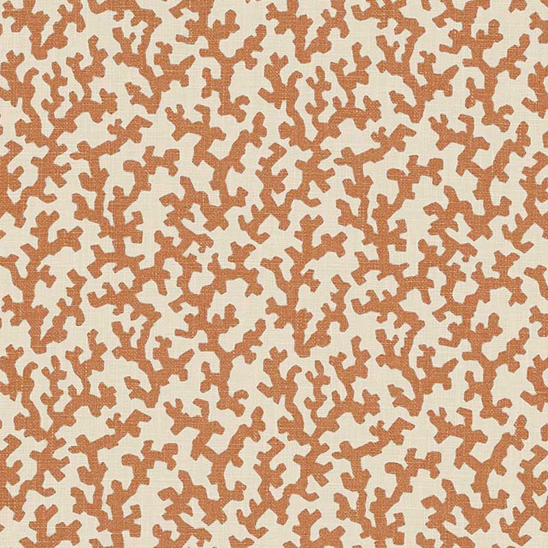 Schumacher FOLLY BURNT ORANGE Fabric | Atlanta Fabrics
