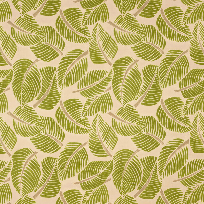 Schumacher COSTA RICA LEAF Fabric | Atlanta Fabrics