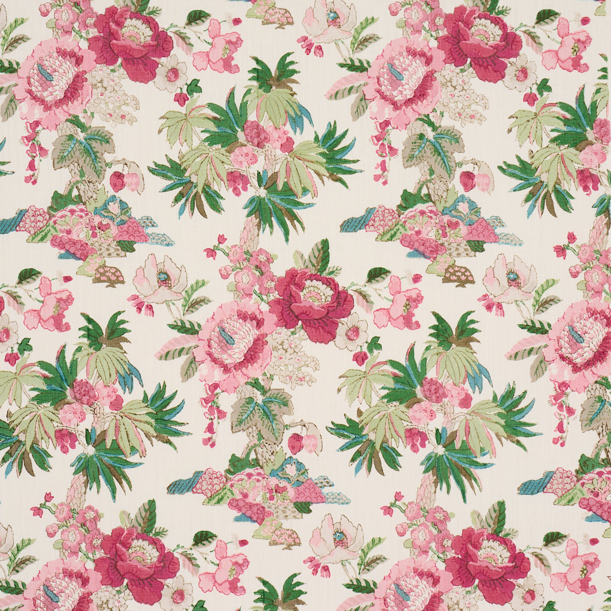 Schumacher FLORIBUNDA DOCUMENT Fabric | Atlanta Fabrics