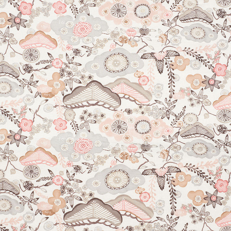 Schumacher YUME BLUSH Fabric | Atlanta Fabrics