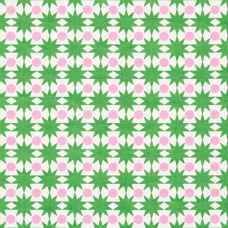Schumacher COSMOS WATERMELON Fabric | Atlanta Fabrics