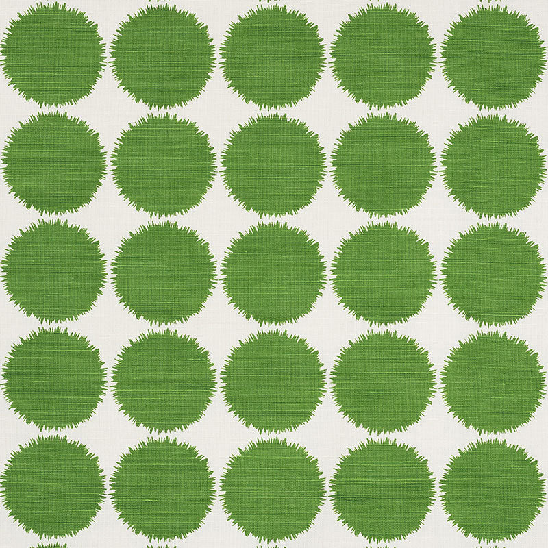 Schumacher FUZZ GREEN Fabric | Atlanta Fabrics