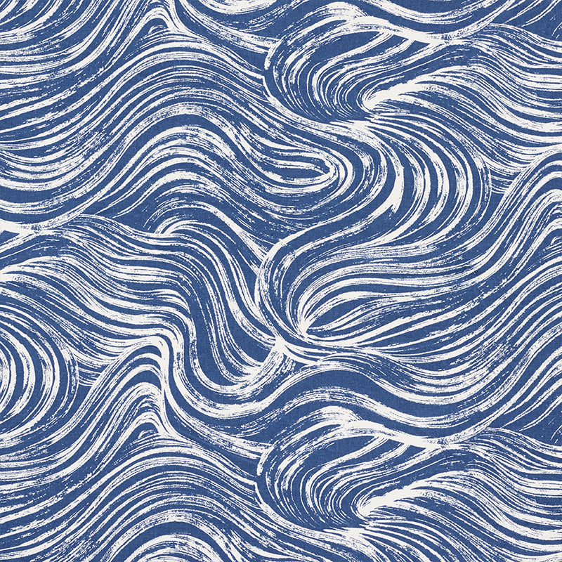 Schumacher SHIO BLUE Fabric | Atlanta Fabrics