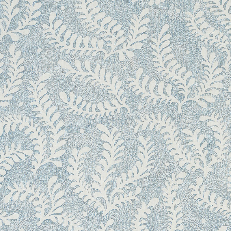 ETCHED FERN BLUE