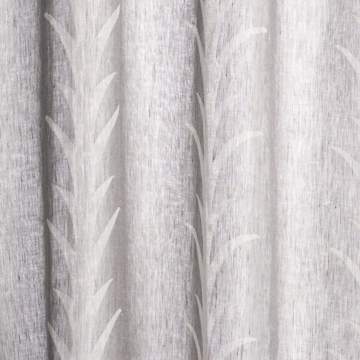 Schumacher ACANTHUS STRIPE SHEER CARBON Fabric | Atlanta Fabrics