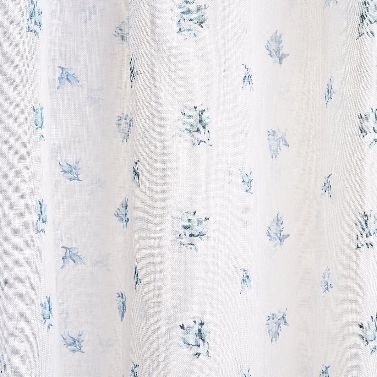 MARGIE FLORAL SHEER SOFT BLUE
