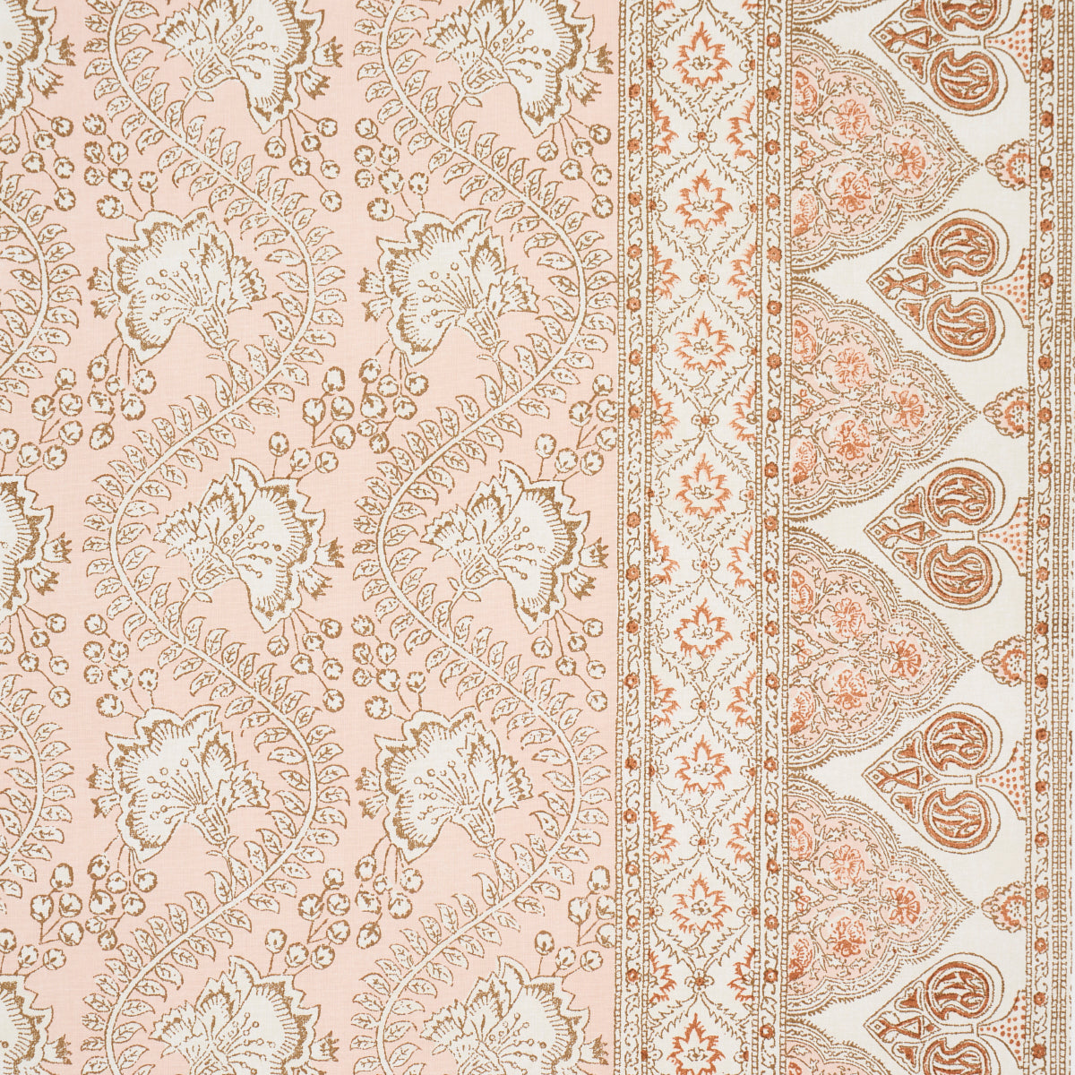 Schumacher TOMBAY BLUSH Fabric | Atlanta Fabrics