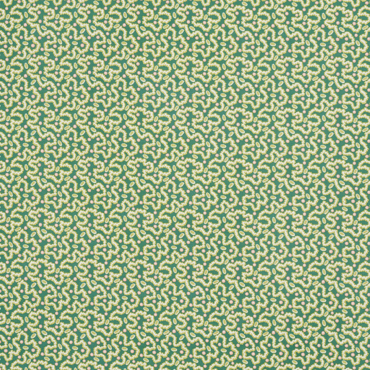 Schumacher LEONIE VERMICELLI LEAF Fabric | Atlanta Fabrics