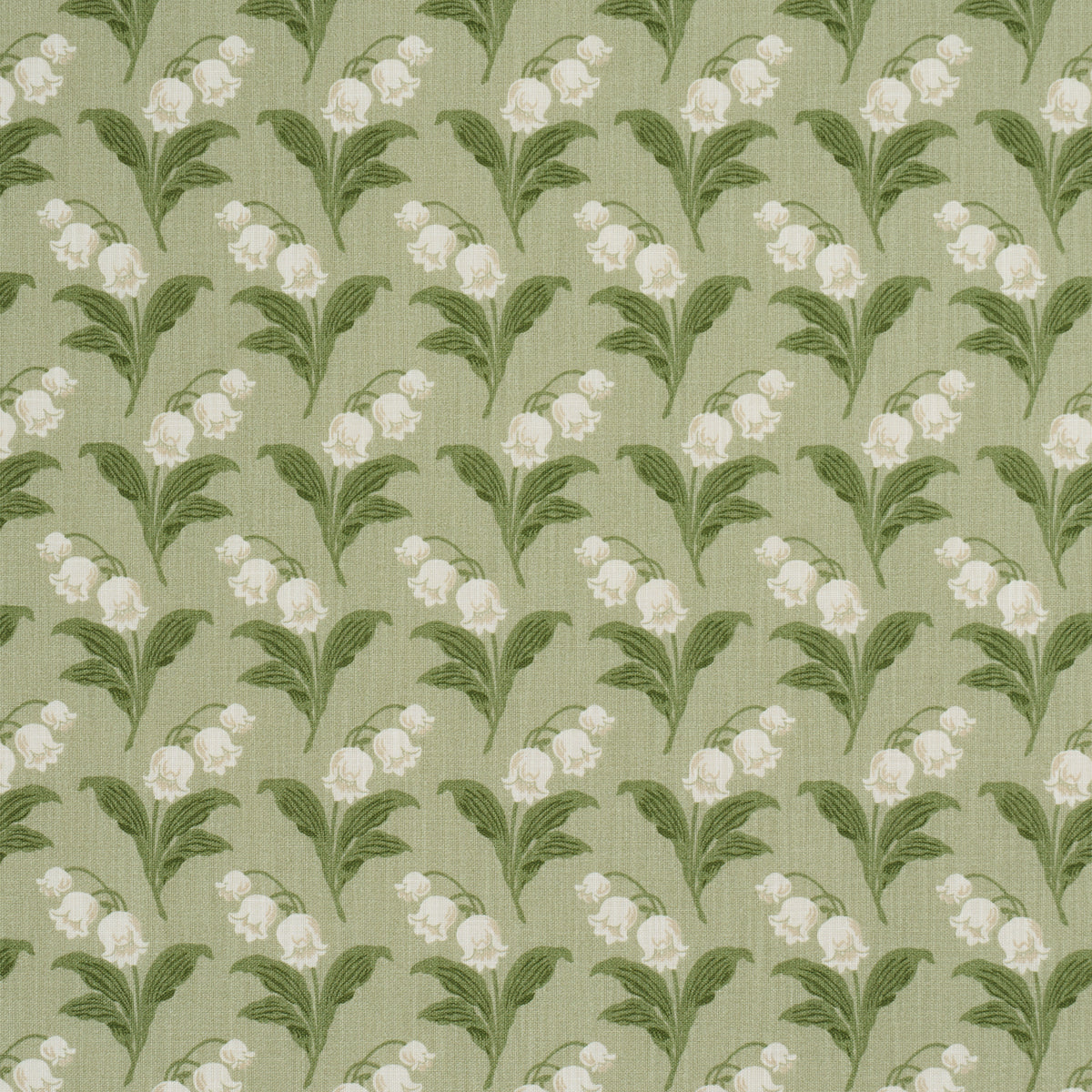 Schumacher LILY OF THE VALLEY INDOOR/OUTDOOR MOSS Fabric | Atlanta Fabrics