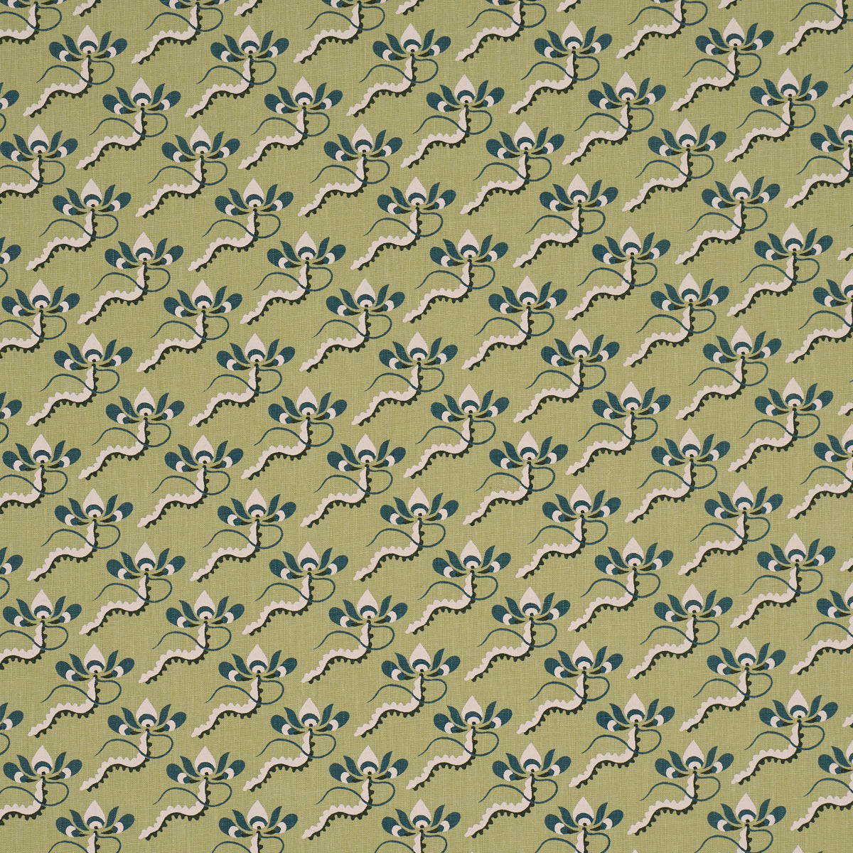 Schumacher BOMBAY RAINBOW LEAF Fabric | Atlanta Fabrics