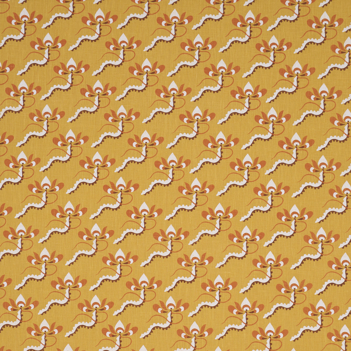 Schumacher BOMBAY RAINBOW MIMOSA Fabric | Atlanta Fabrics