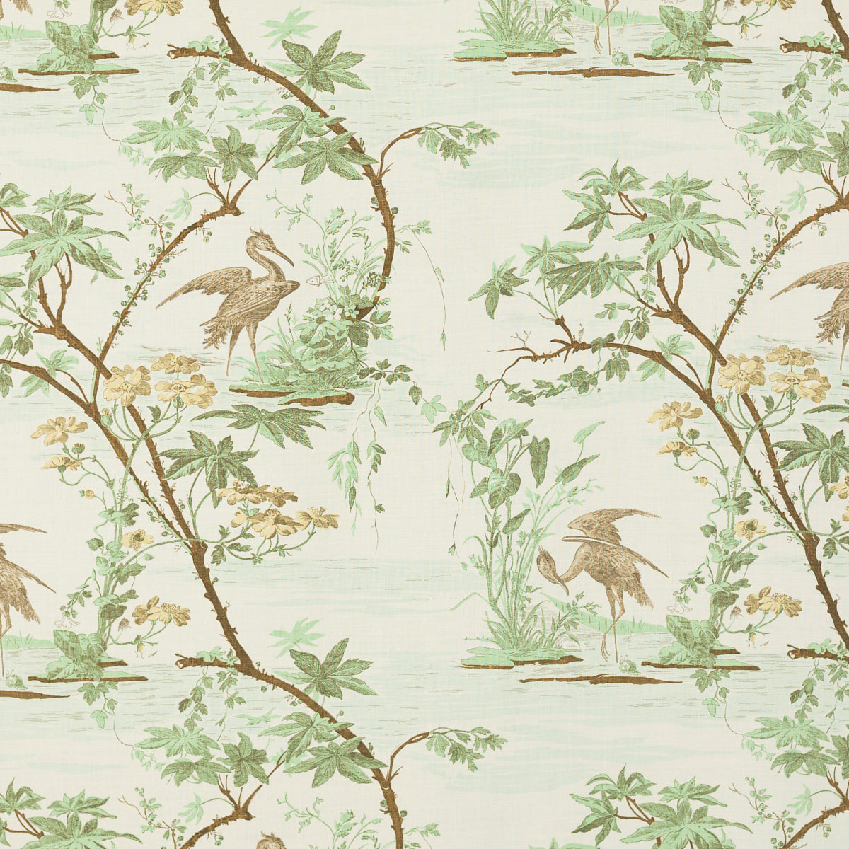 Schumacher BAYOU MOSS Fabric | Atlanta Fabrics
