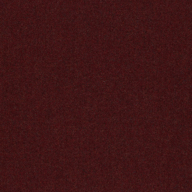 Schumacher JERMYN SOLID FLANNEL MAROON Fabric | Atlanta Fabrics