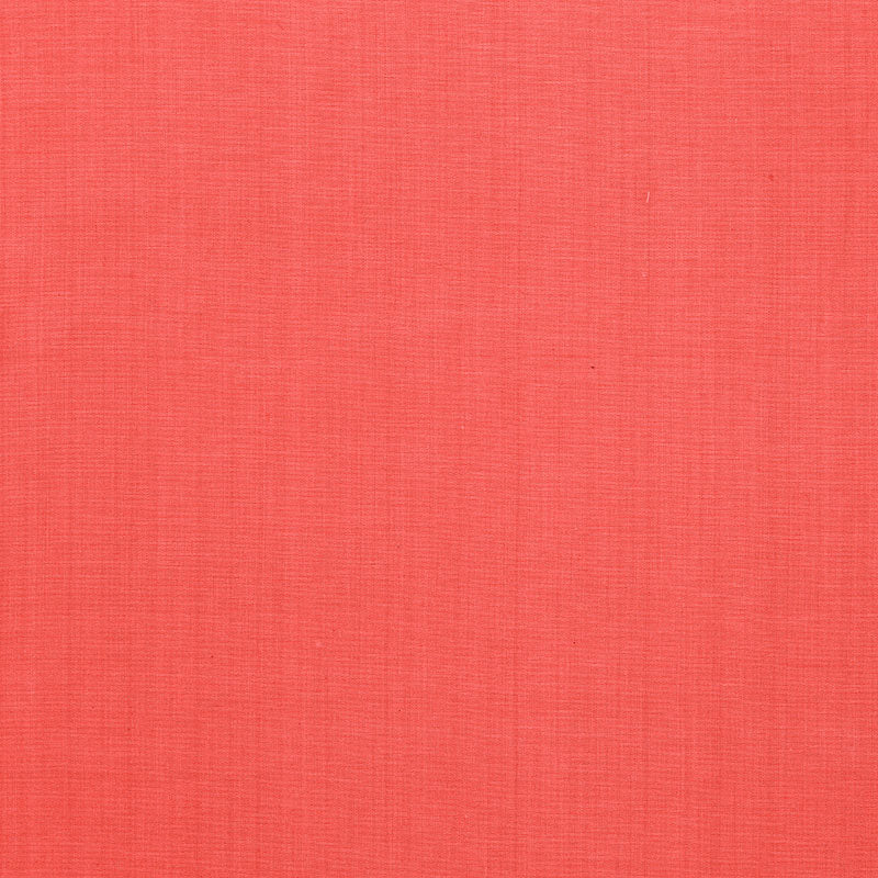 Schumacher AVERY COTTON PLAIN CORAL Fabric | Atlanta Fabrics