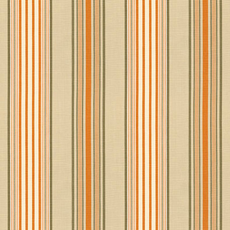 SARATOGA COTTON STRIPE BEIGE /MOCHA /PUMPKIN