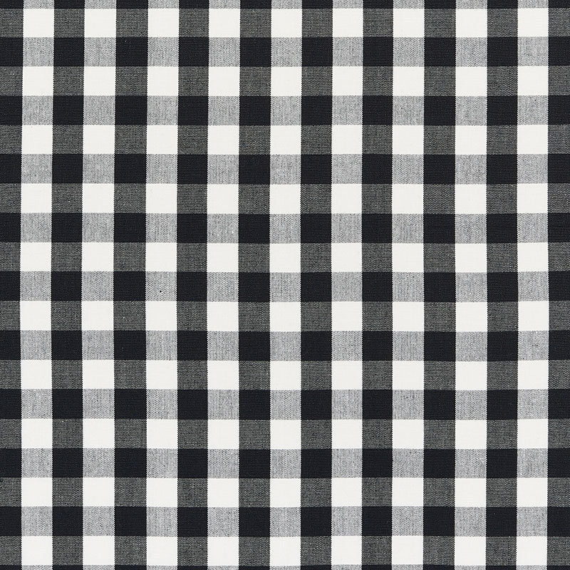 ELTON COTTON CHECK BLACK