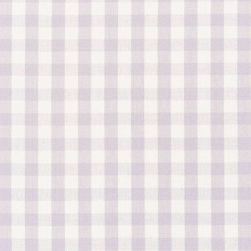 ELTON COTTON CHECK LILAC