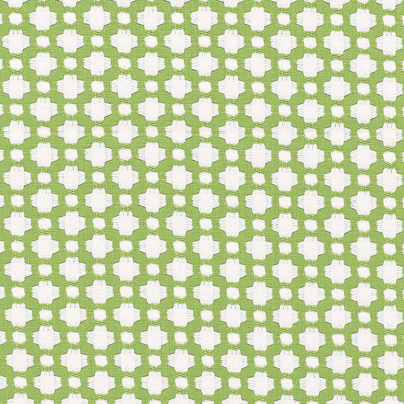 Schumacher BETWIXT LEAF/BLANC Fabric | Atlanta Fabrics