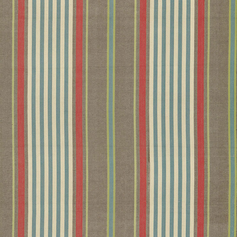 MINZER COTTON STRIPE RED EARTH
