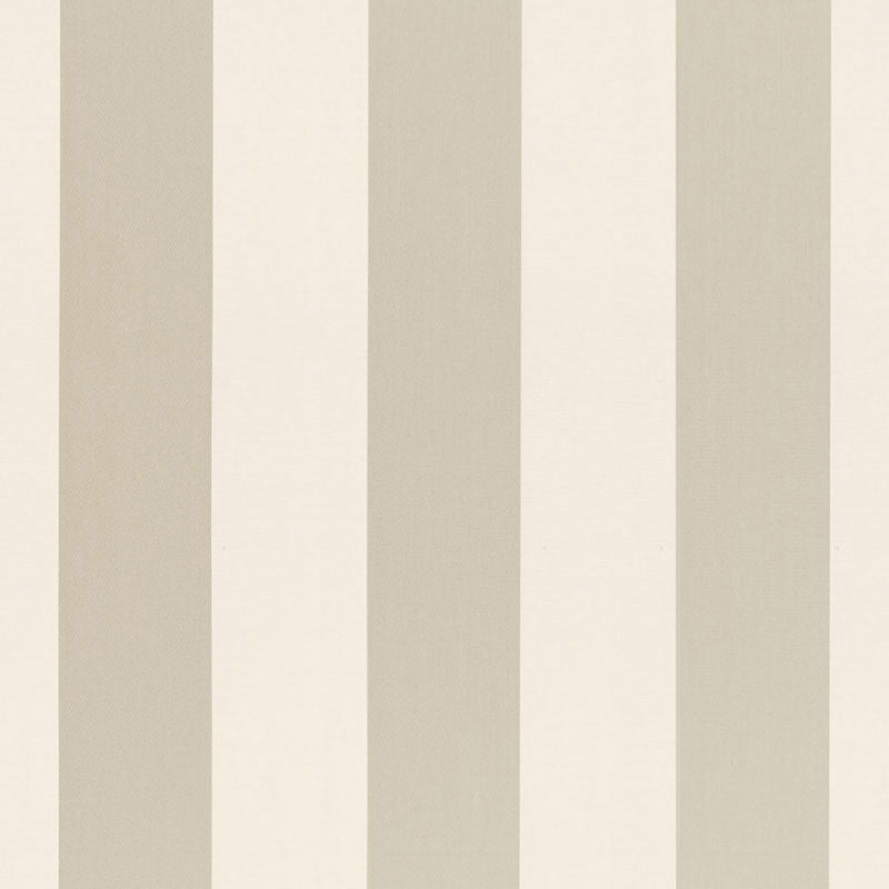 Schumacher BEAUFORT AWNING STRIPE PLATINUM Fabric | Atlanta Fabrics