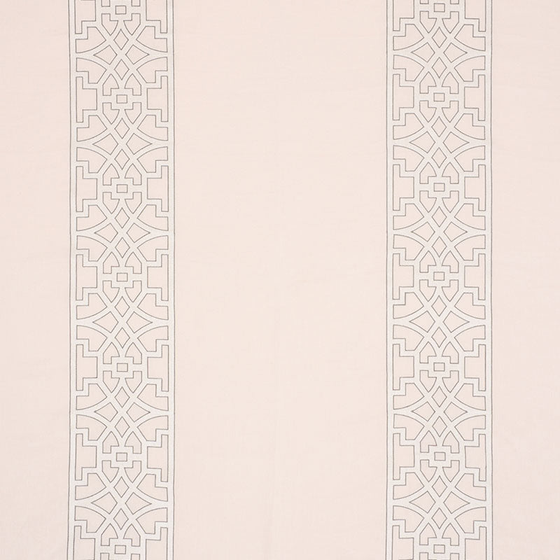 Schumacher DON'T FRET BLUSH CONCH Fabric | Atlanta Fabrics