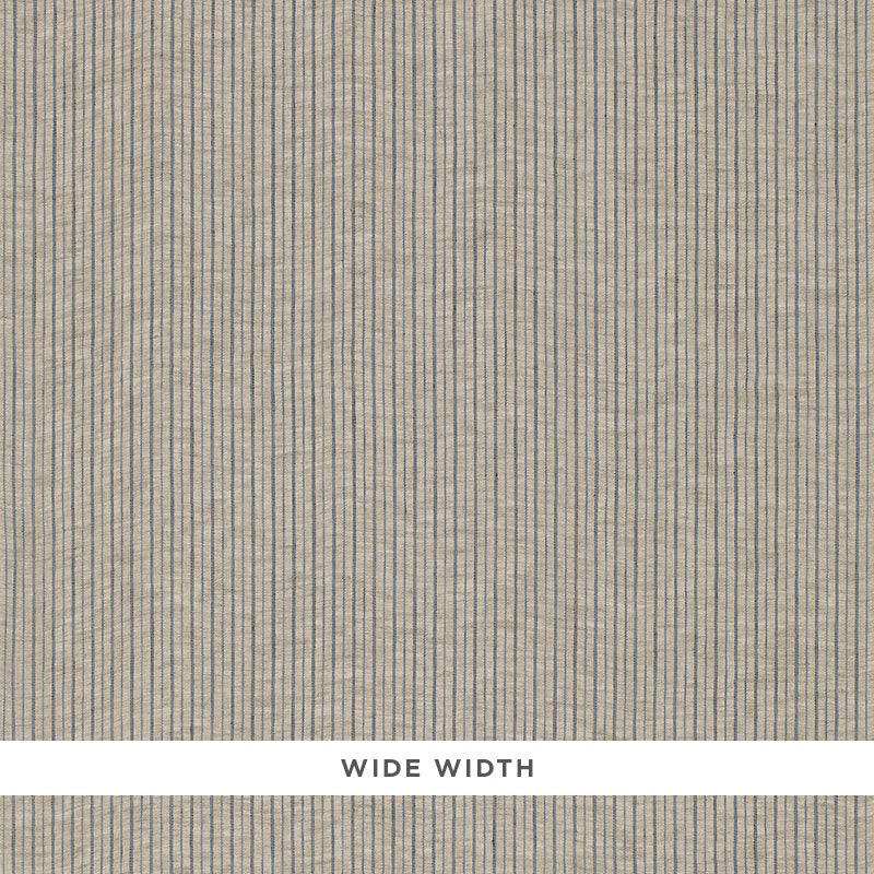Schumacher CASCADE STRIPE SHEER STONE Fabric | Atlanta Fabrics