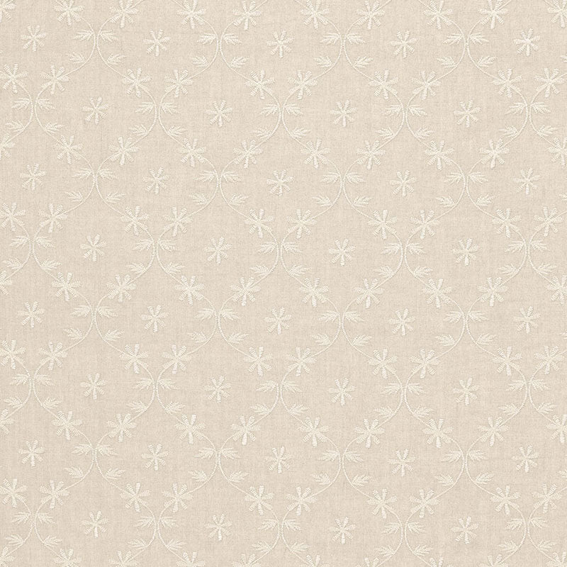 Schumacher Cellini Embroidered Sheer LINEN Fabric | Atlanta Fabrics