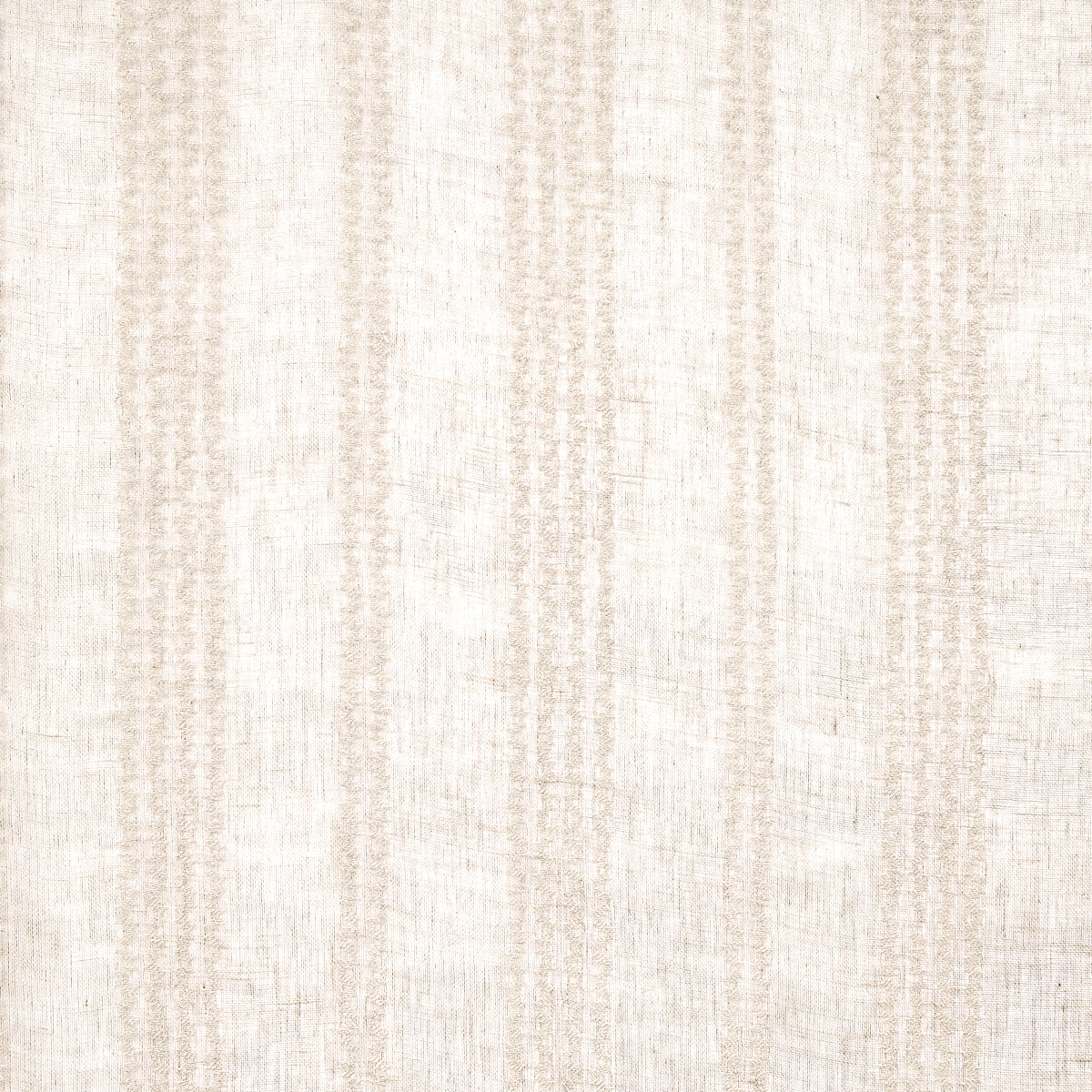 PIERO STRIPE EMBROIDERED SHEER LINEN
