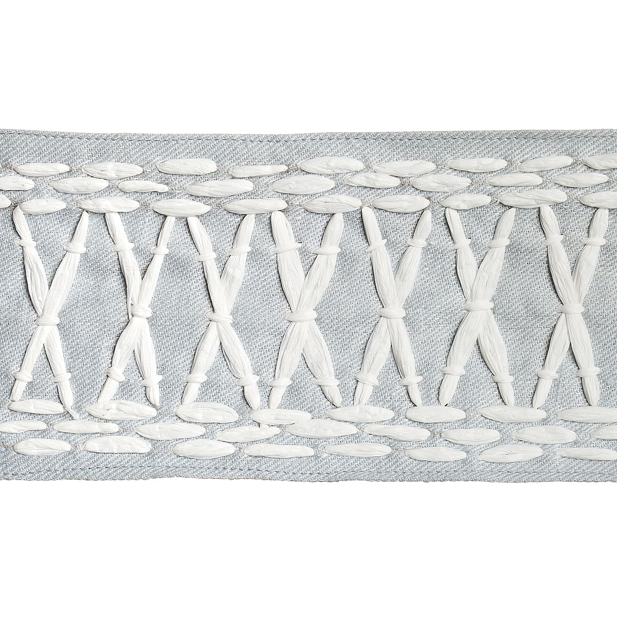 Schumacher TIKKI TAPE SKY Trim | Atlanta Fabrics