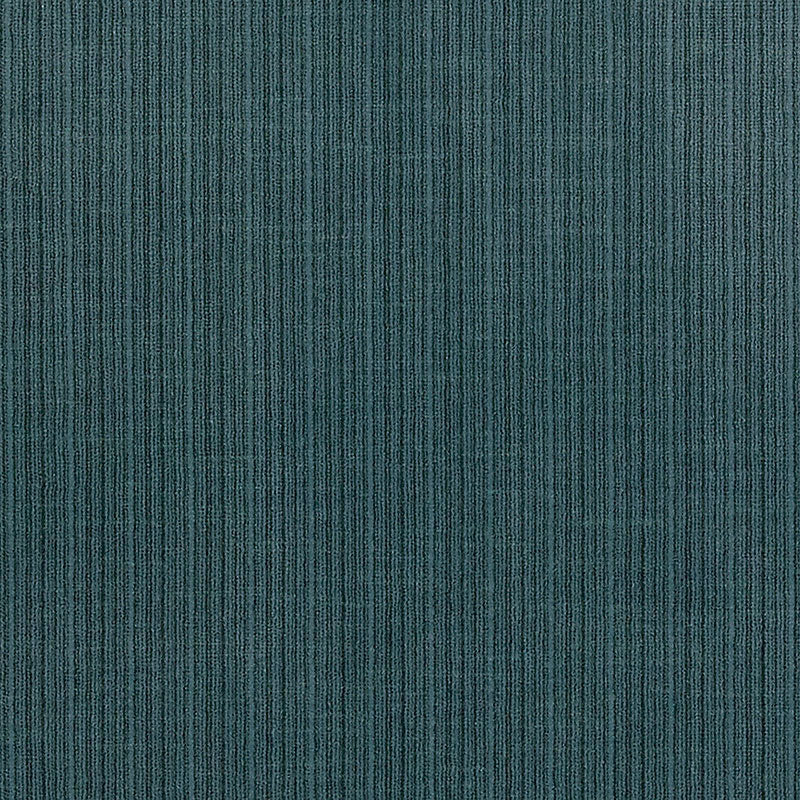 Schumacher ANTIQUE STRIE VELVET PRUSSIAN Fabric | Atlanta Fabrics