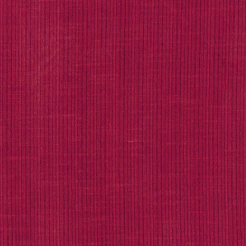 Schumacher ANTIQUE STRIE VELVET CRIMSON Fabric | Atlanta Fabrics