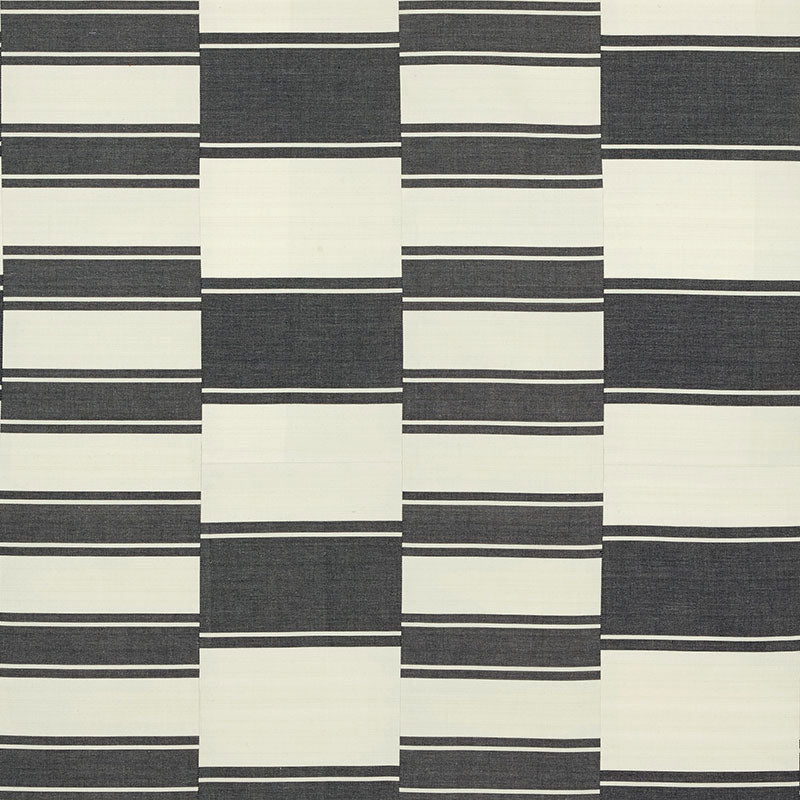 Schumacher NOMAD BLACK Fabric | Atlanta Fabrics