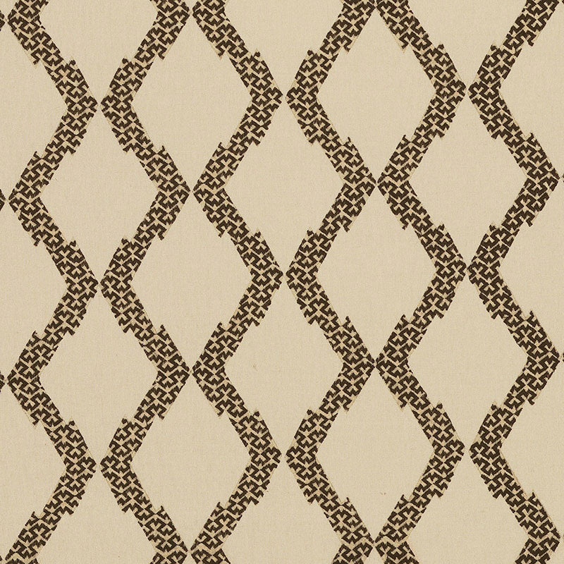 Schumacher TOPI APPLIQUÌä NATURAL Fabric | Atlanta Fabrics