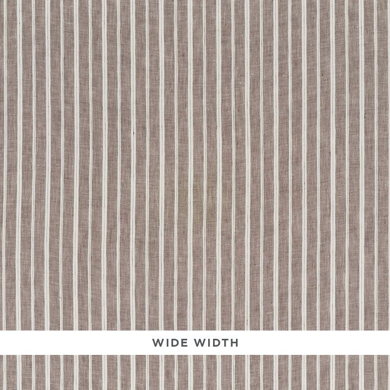 Schumacher FILIPPO LINEN SHEER COCOA Fabric | Atlanta Fabrics