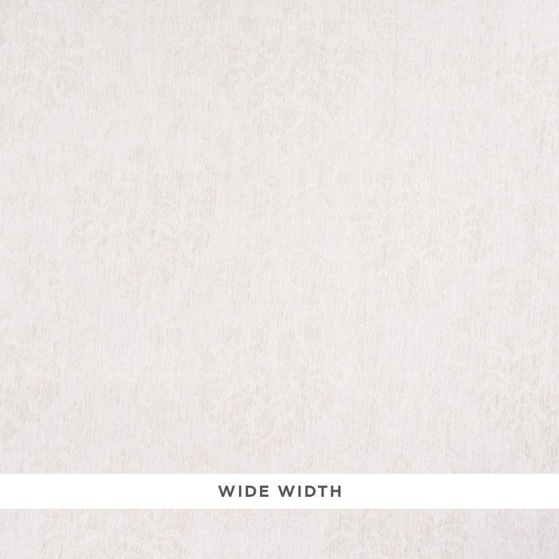Schumacher HARPER DAMASK SHEER FLAX Fabric | Atlanta Fabrics