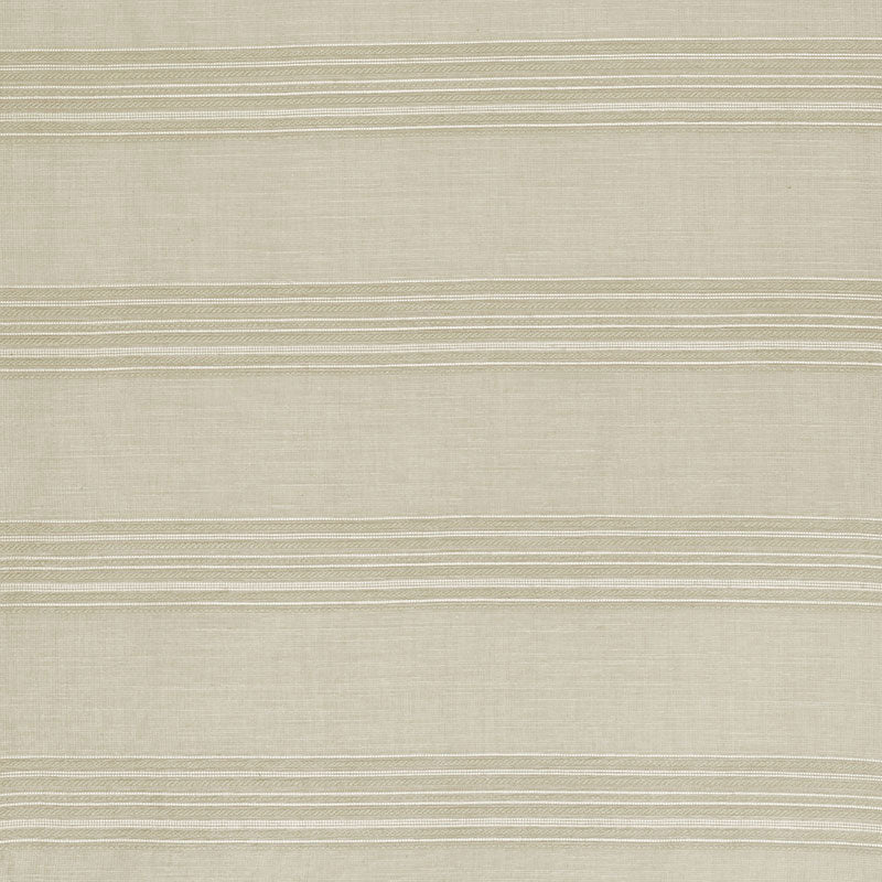 BANDED STRIPE SHEER OYSTER