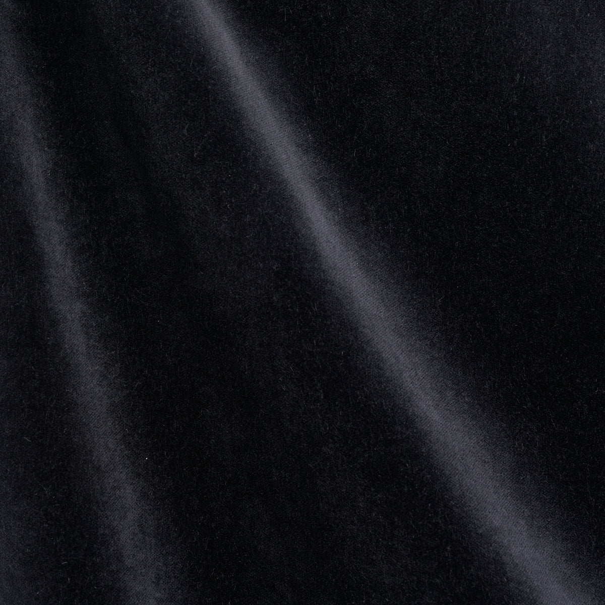 Schumacher ROCKY PERFORMANCE VELVET BLACK Fabric | Atlanta Fabrics