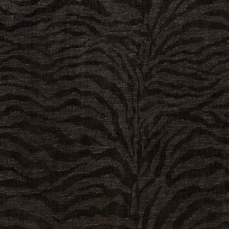 Schumacher TIGER CHENILLE CHARCOAL Fabric | Atlanta Fabrics