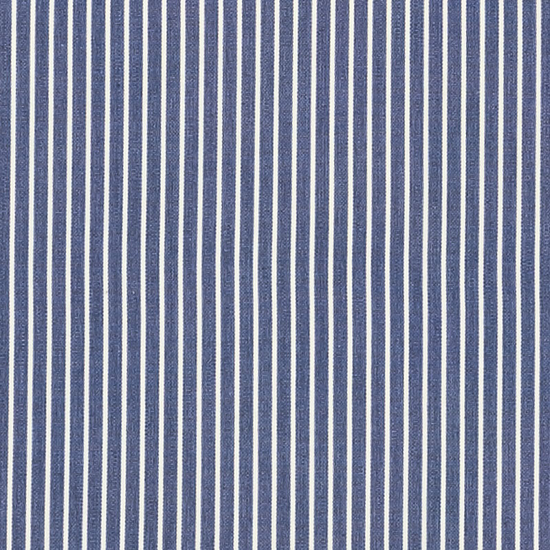 Schumacher EDIE STRIPE NAVY Fabric | Atlanta Fabrics