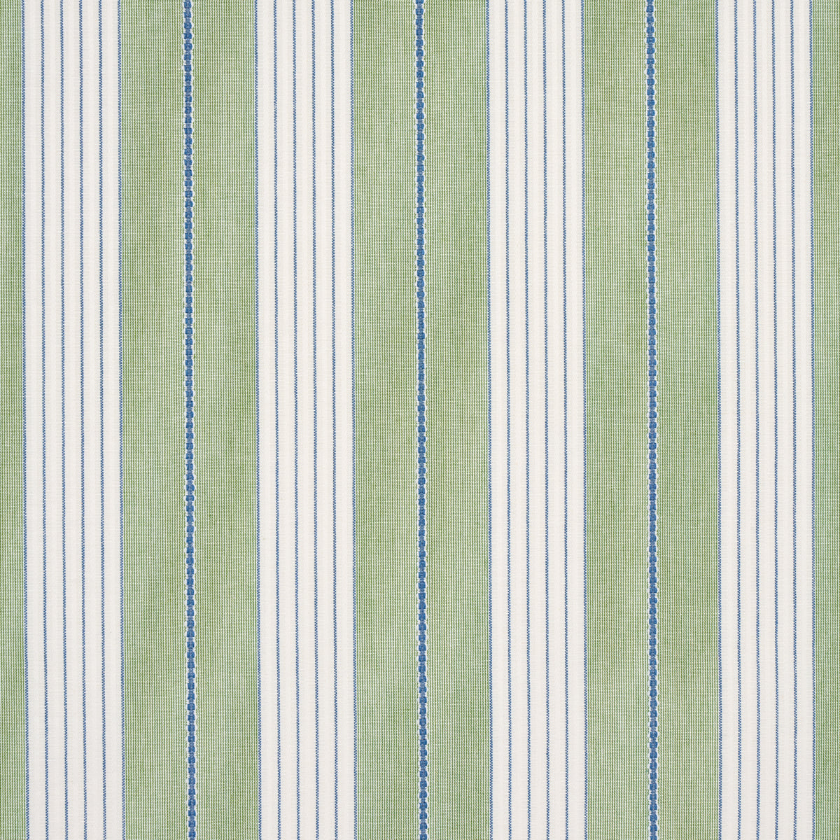 Schumacher AUDREY STRIPE GREEN Fabric | Atlanta Fabrics