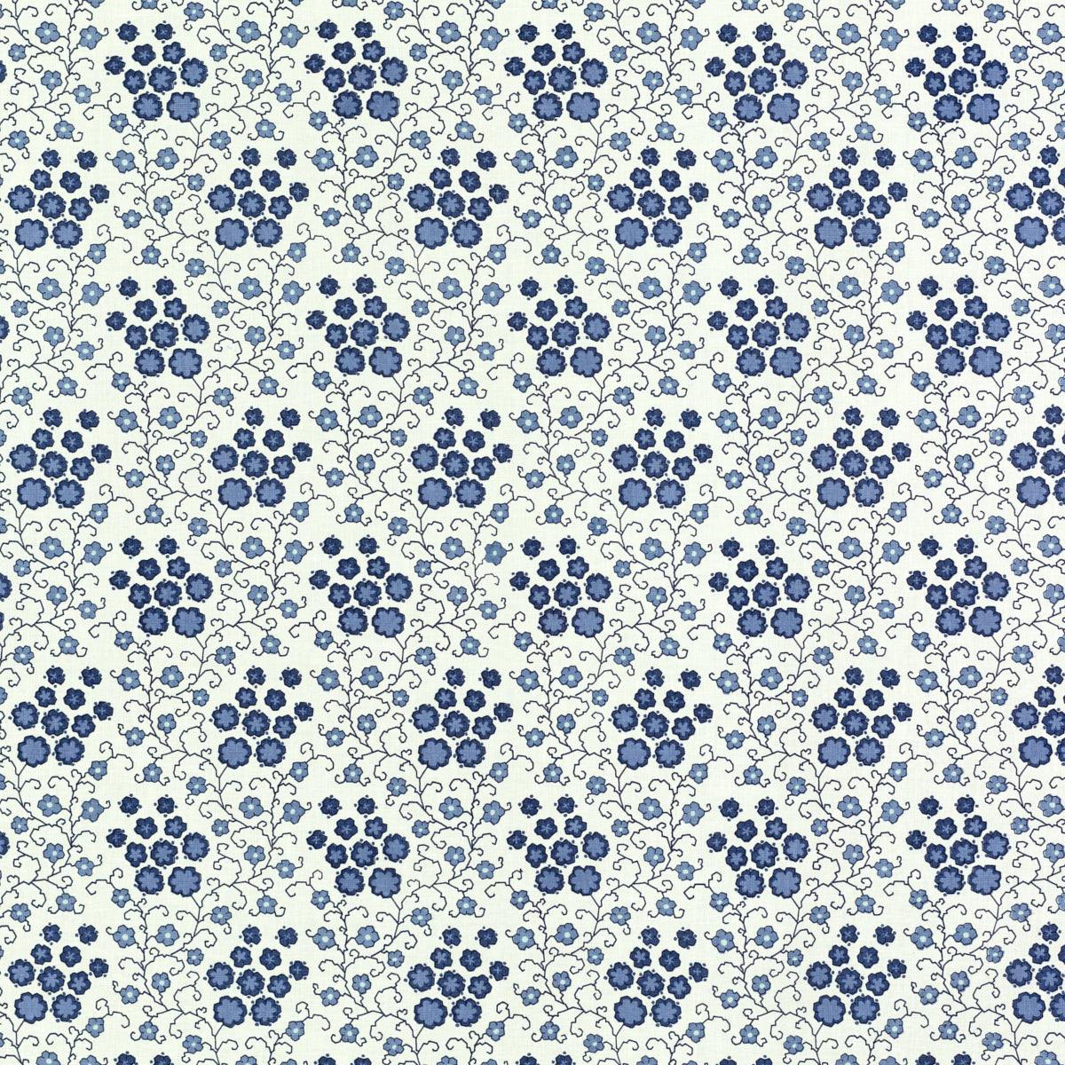 Schumacher ZELDA DELFT Fabric | Atlanta Fabrics