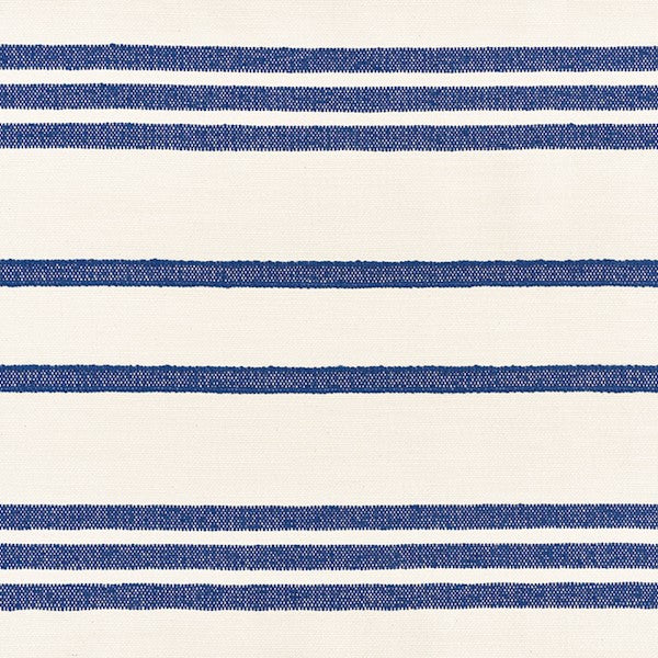 Schumacher DUNE STRIPE BLUE Fabric | Atlanta Fabrics