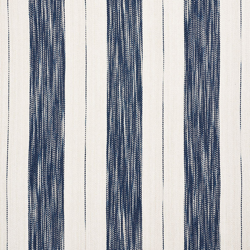 Schumacher ARROYO STRIPE INDIGO Fabric | Atlanta Fabrics