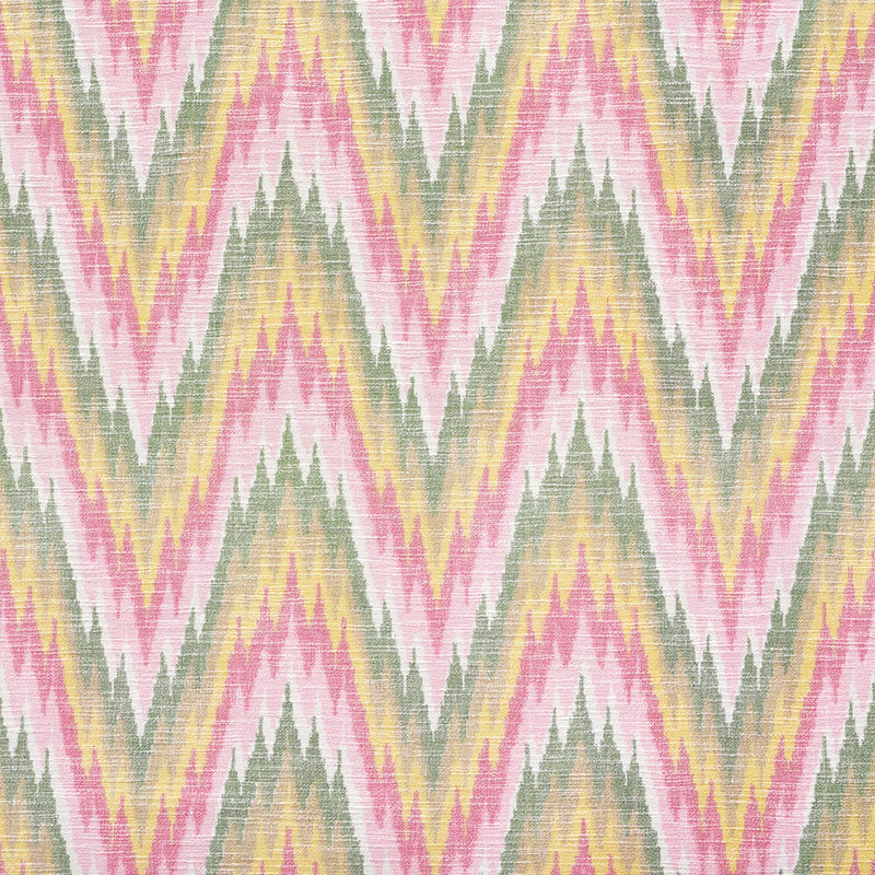 Schumacher IBIZA FLAMESTITCH SPRING Fabric | Atlanta Fabrics