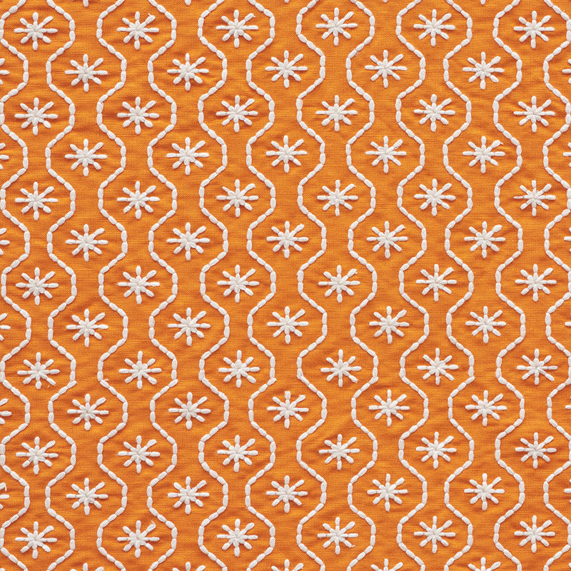 GIGI EMBROIDERY ORANGE